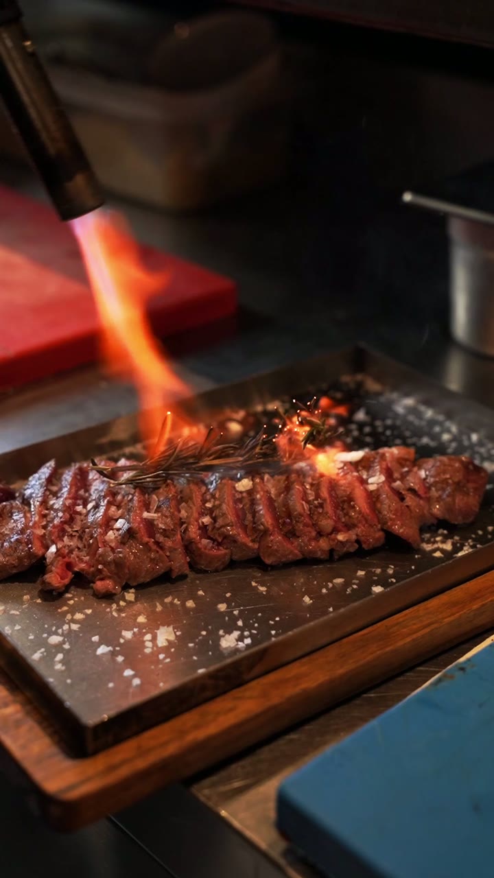 Fotograma del reel gastronómico para Llauna
